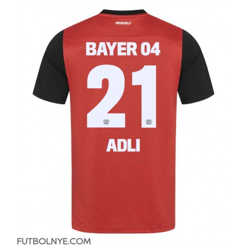 Camiseta Bayer Leverkusen Amine Adli #21 Primera Equipación 2024-25 manga corta